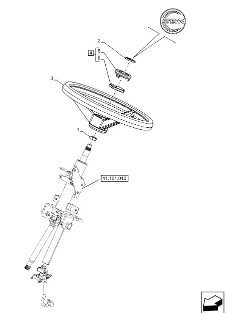 5091213 - рулевое колесо